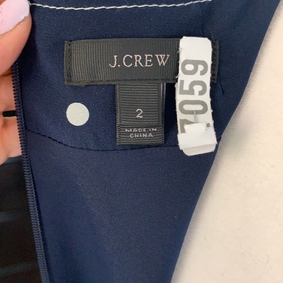 SILK DRESS JCREW💙🤍 - Picture 8 of 10